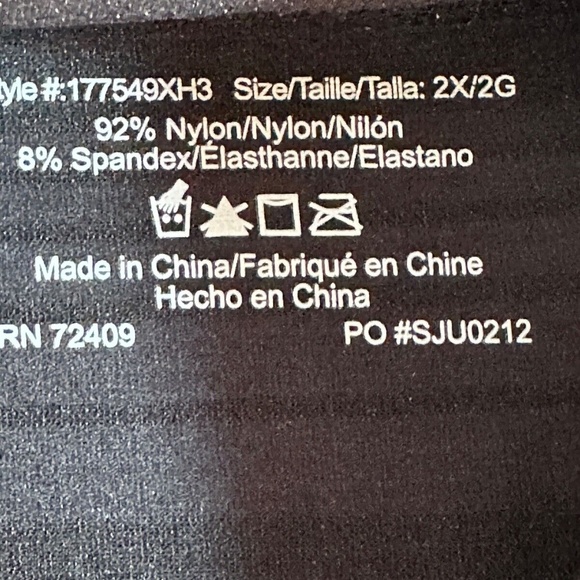 Rene' Rofe' Lingerie Essentials High Waist Smoothing Briefs 2X 3X - Picture 8 of 13